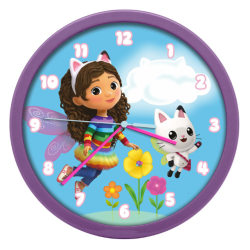 Horloge murale Gabby Chat - 25cm de diamètre
