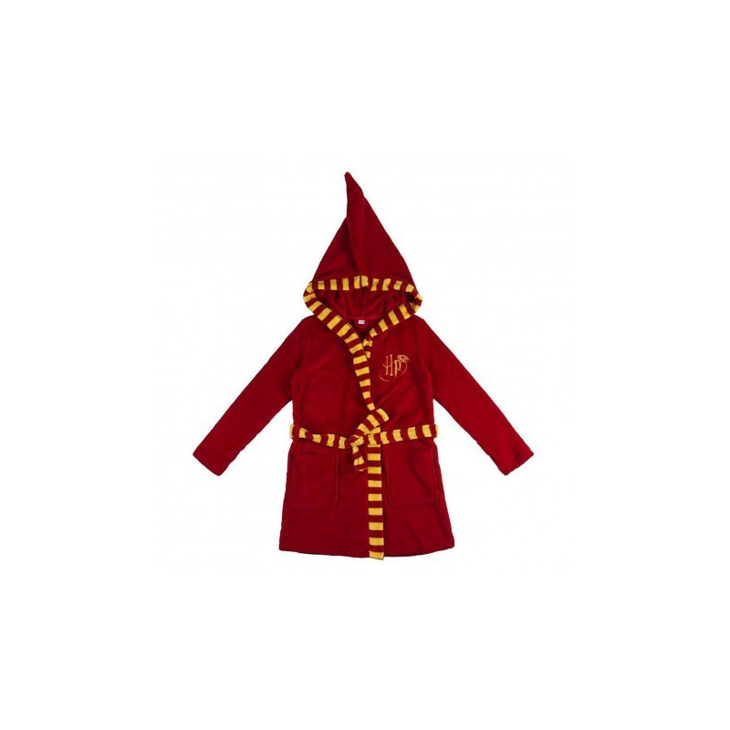 PEIGNOIR ENFANT ROUGE ET JAUNE TAILLE 10 ANS - HARRY POTTER