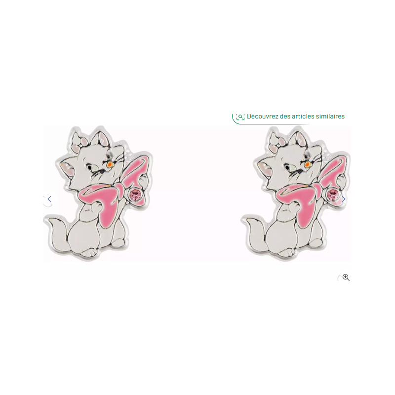 Paire de boucle d'oreille Marie - Les Aristochats - Disney