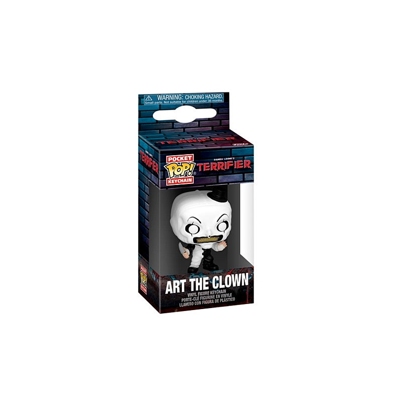 PORTE-CLE FIGURINE POCKET POP ART THE CLOWN - TERRIFIER