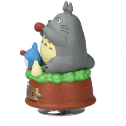 MON VOISIN TOTORO - Totoro joue de l'ocarina - Grande statue musicale