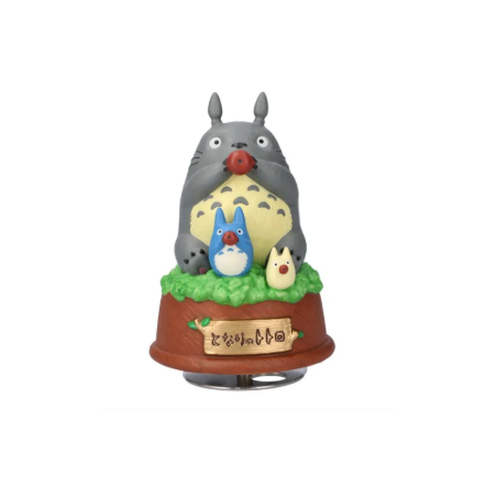 MON VOISIN TOTORO - Totoro joue de l'ocarina - Grande statue musicale