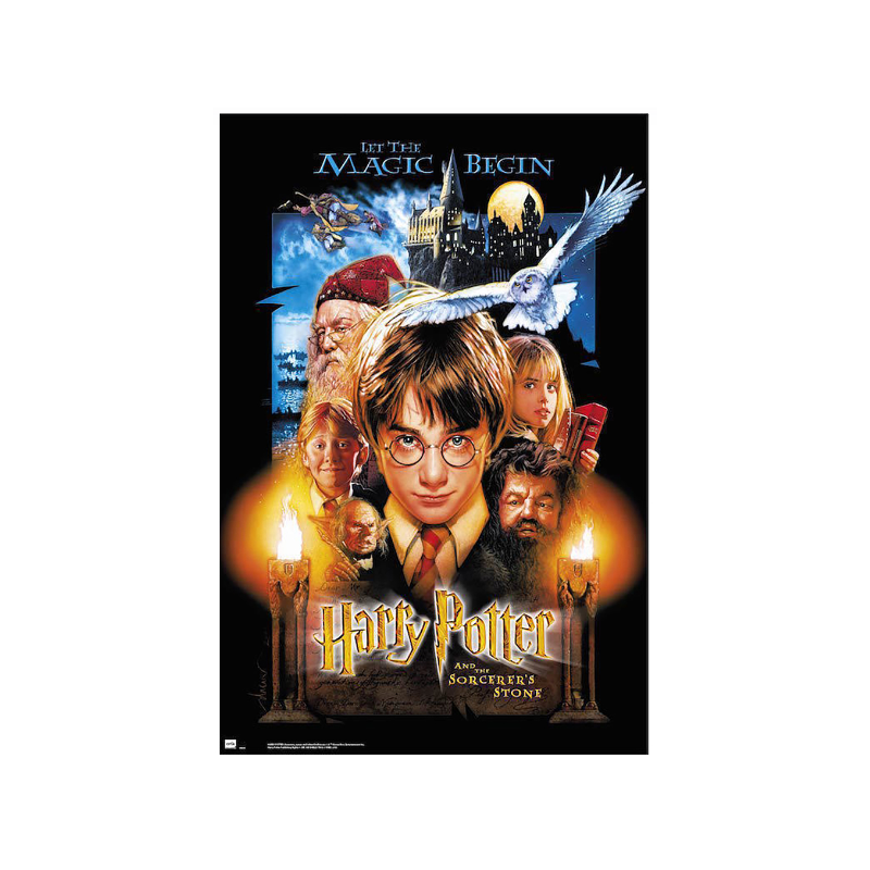 POSTER HARRY POTTER À L'ÉCOLE DES SORCIERS 61X91CM