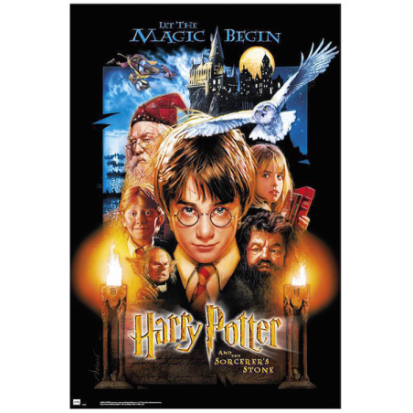 POSTER HARRY POTTER À L'ÉCOLE DES SORCIERS 61X91CM