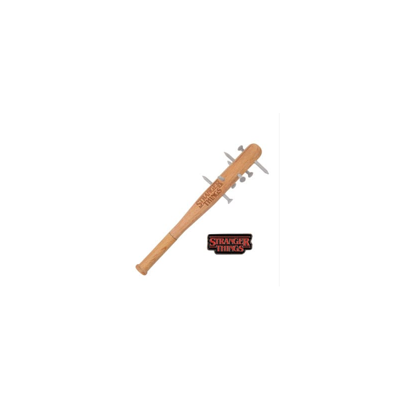 Stylo Batte à Pointes + pin's Stranger Things