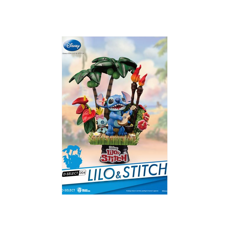 Figurine diorama PVC D-Stage Stitch 14 cm - Disney