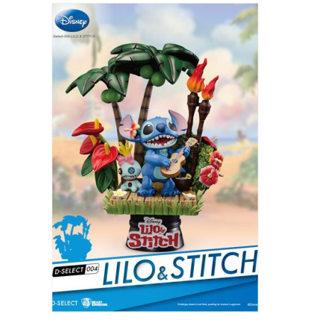Figurine diorama PVC D-Stage Stitch 14 cm - Disney