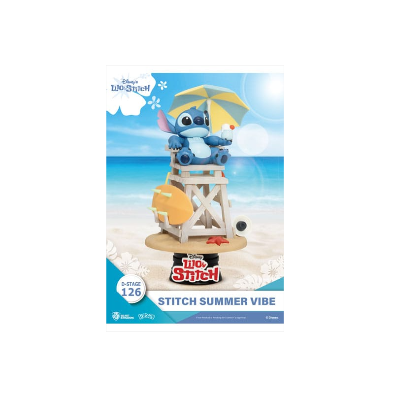 Figurine diorama PVC D-Stage Stitch Summer Vibe 16 cm Disney