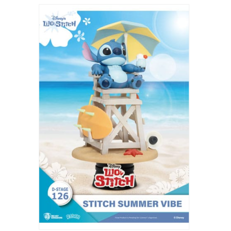 Figurine diorama PVC D-Stage Stitch Summer Vibe 16 cm Disney
