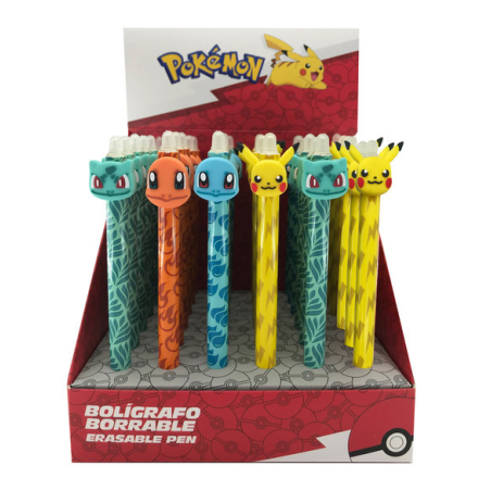 Blind box assortiment de stylos effaçable Pokémon