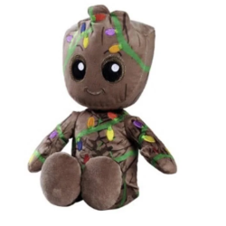 Peluche Jeune Groot Guirlande de Noël GUARDIENS DE LA GALAXIE  25cm