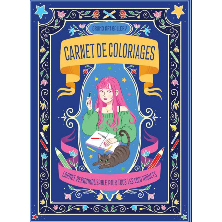 Carnet de coloriages Bruno Art Gallery