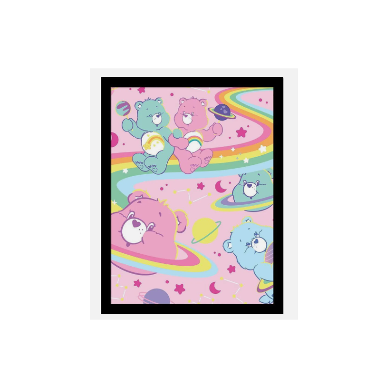 Affiche Bisounours Space rainbow
