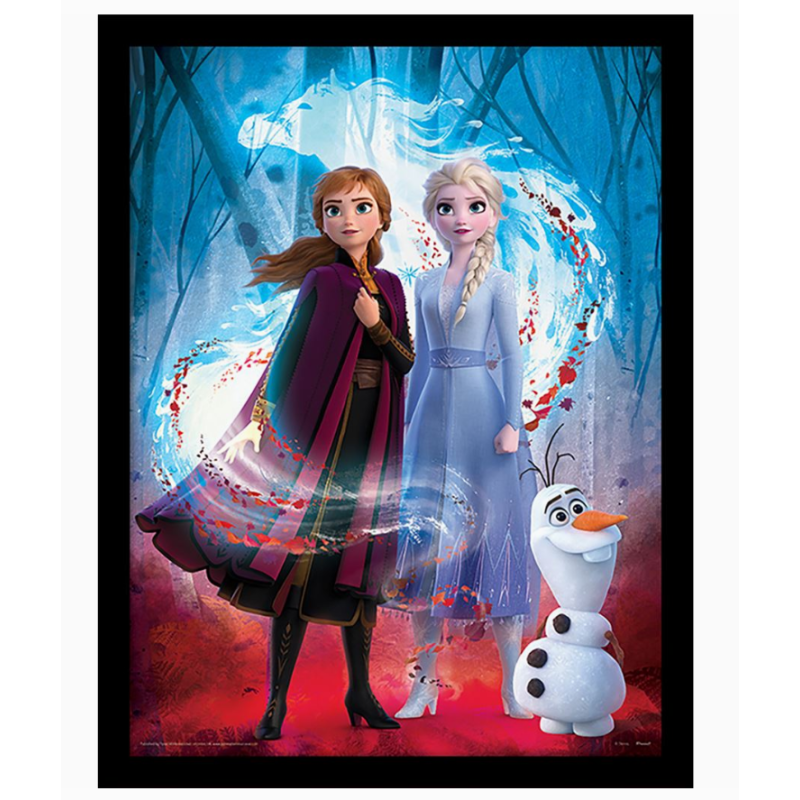 Affiche La Reine des neiges 2 Guilding spirit - Disney