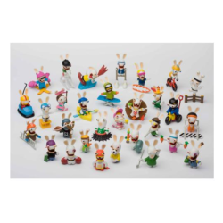 BLIND BOX Figurines de sport Lapins Crétins