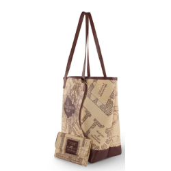 Harry Potter - Sac shopping & pochette Carte du Maraudeur
