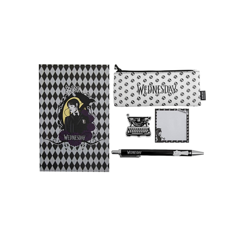 ENSEMBLE DE PAPETERIE MERCREDI ADAMS