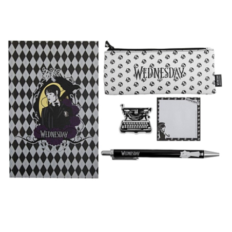 ENSEMBLE DE PAPETERIE MERCREDI ADAMS