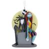 Décoration en résine Jack & Sally sur la lune