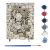 Kit de Loisirs Créatifs en Bois Spiderman à Colorier