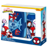 Ensemble Lunch box + Gourde isotherme aluminium SPIDEY