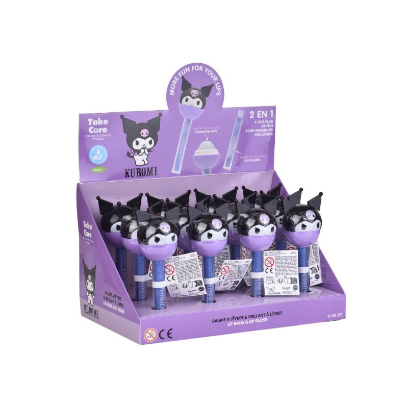 Baume à lèvres et gloss Kuromi - Hello Kitty