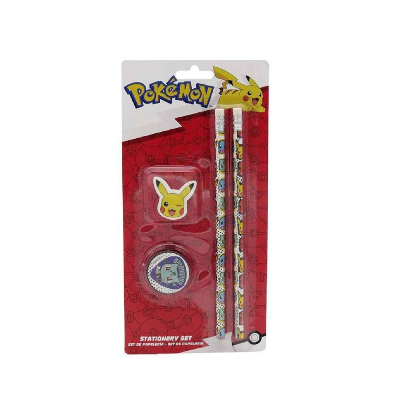 Set de papeterie 4 pièces Pokémon