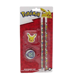 Set de papeterie 4 pièces Pokémon