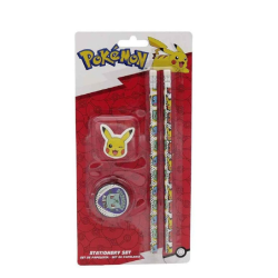 Set de papeterie 4 pièces Pokémon