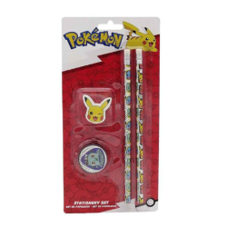 Set de papeterie 4 pièces Pokémon