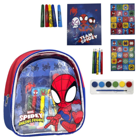 Ensemble de papeterie pour sac à dos Marvel Spidey
