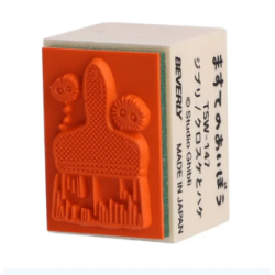 Tampons en bois MON VOISIN TOTORO - Noiraudes & Pinceau - 2x2.2x3cm