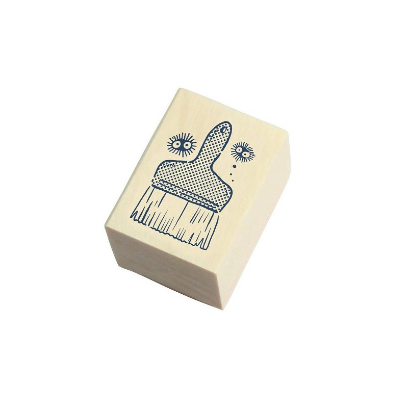 Tampons en bois MON VOISIN TOTORO - Noiraudes & Pinceau - 2x2.2x3cm