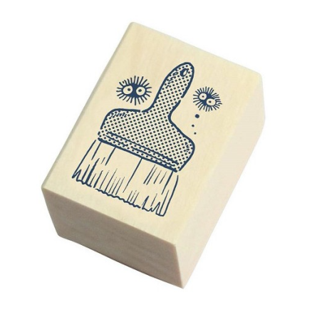 Tampons en bois MON VOISIN TOTORO - Noiraudes & Pinceau - 2x2.2x3cm