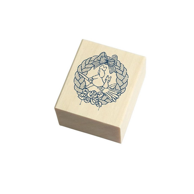 Tampons en bois KIKI LA PETITE SORCIERE - Couronne de pain - 2x3x3.5cm