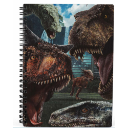 Carnet à effets 3D Jurassic...