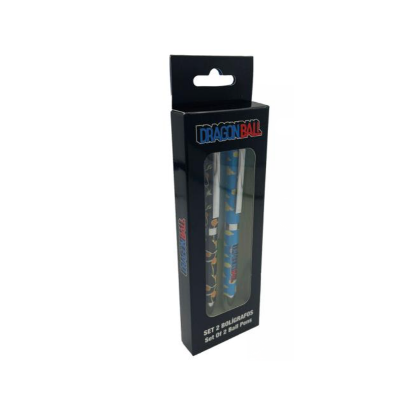 DRAGON BALL - Set de 2 Stylos à Bille en Métal