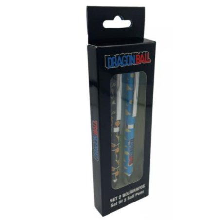 DRAGON BALL - Set de 2 Stylos à Bille en Métal