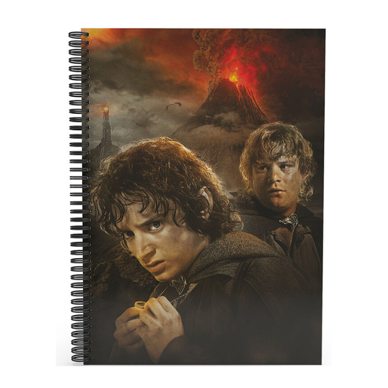 Carnet 3D Frodon et Sam Le Seigneur des Anneaux