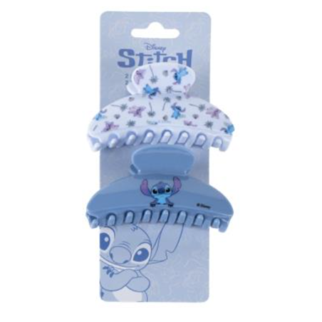 Lot de 2 pinces à cheveux Stitch - Disney