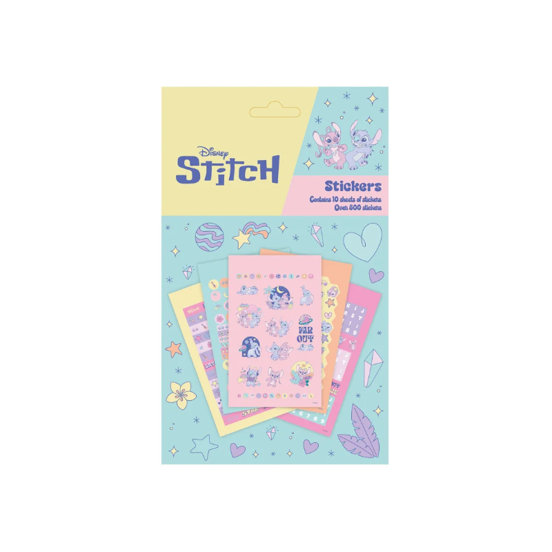 Pack de Stickers 800pc STITCH & ANGEL - Space Rocks