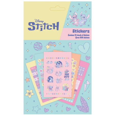Pack de Stickers 800pc STITCH & ANGEL - Space Rocks