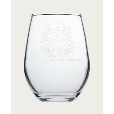 Verre Gravé Mon voisin Totoro -  Chatbus