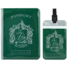 Harry Potter - Set couverture de passeport + étiquette bagage Serpentard