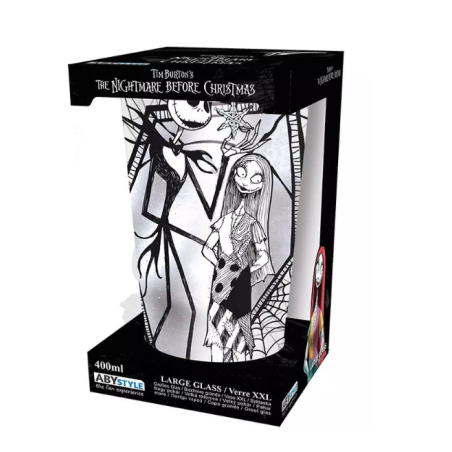 Verre « Jack & Sally » Disney - L'étrange noël de M. Jack