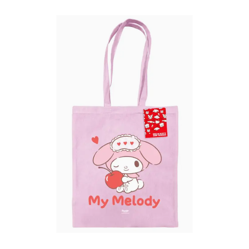 Tot bag rose My Melody - Hello Kitty