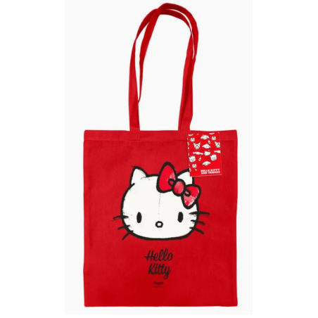 Tot bag rouge Hello Kitty