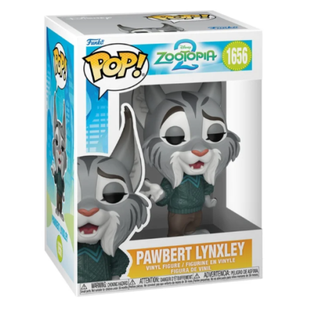 FIGURINE POP Disney ZOOTOPIE 2 - Pawbert Lynxley - N° 1656