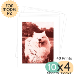 Pack d'impressions 40 tirages | Pour Modèle P2 recharge appareil photo
