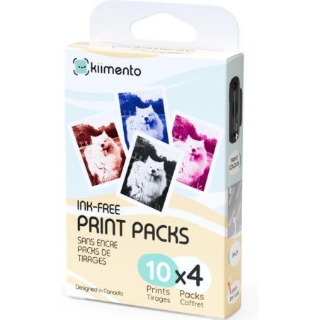 Pack d'impressions 40 tirages | Pour Modèle P2 recharge appareil photo